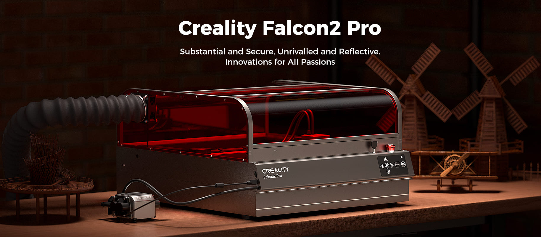 Creality Falcon2 CV-50 22W Laser Engraver & Cutter CV-50 B&H