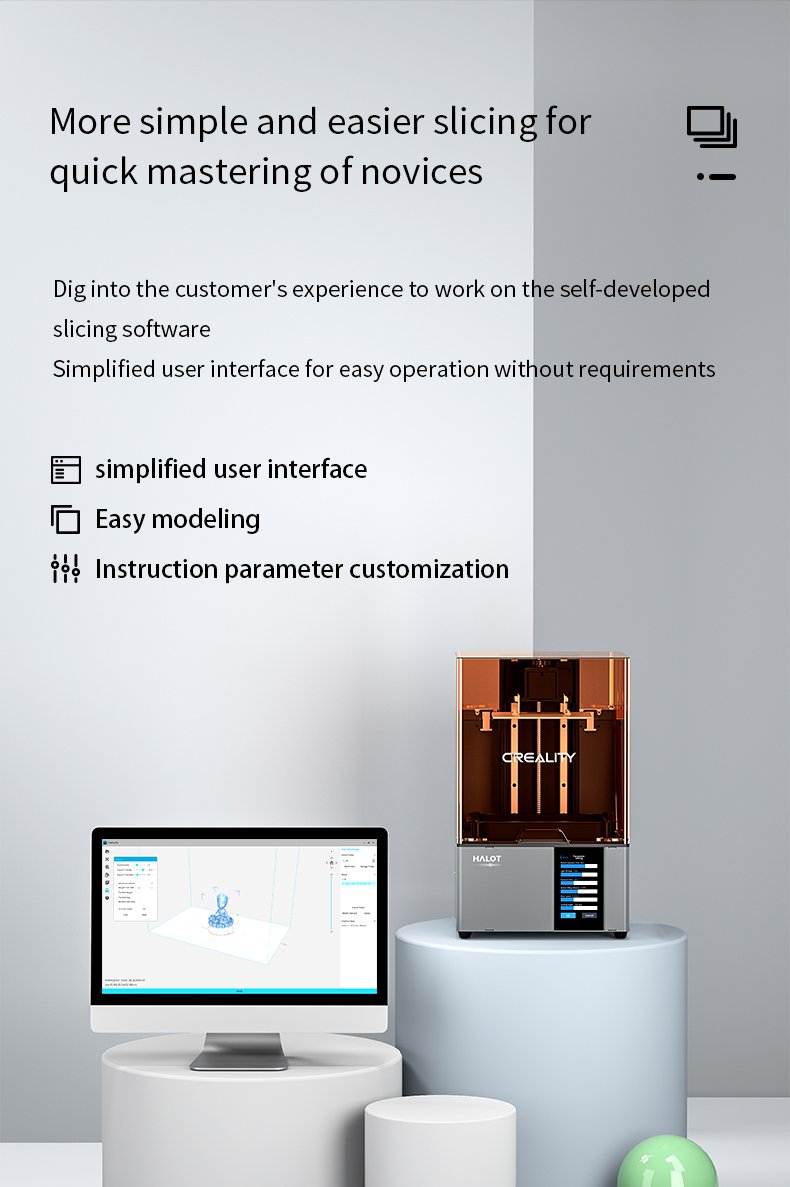 Creality CL-89 Resin 3D Printer impresora 3d creality,impresora creality 3d,halot sky resin 3d printer,Halot One Impresora 3D, Impresora 3D resina UV
