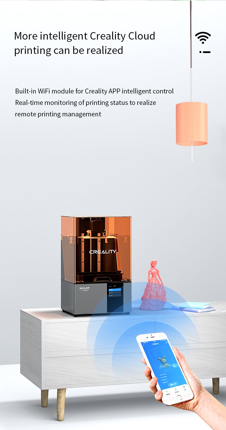 impresora 3d creality，impresora creality 3d，halot sky resin 3d printer，Halot One Impresora 3D,  Impresora 3D resina UV 