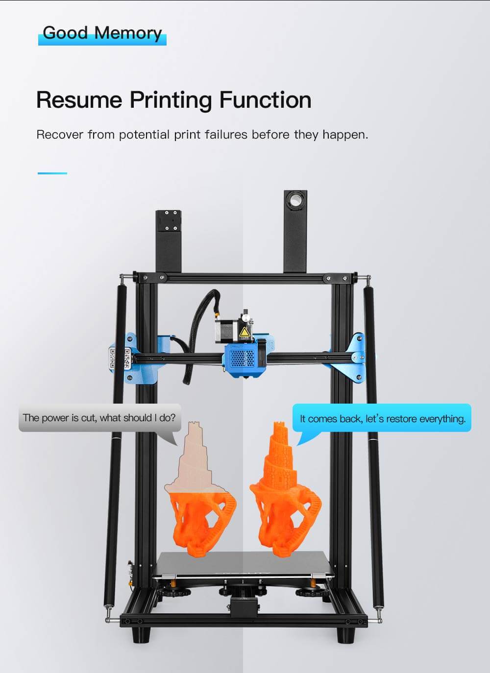 creality cr series 3d printer