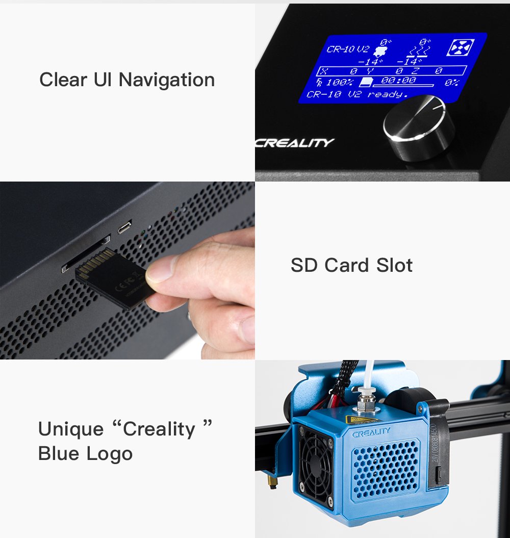 Creality CR-10 V2 HD 3D Printer