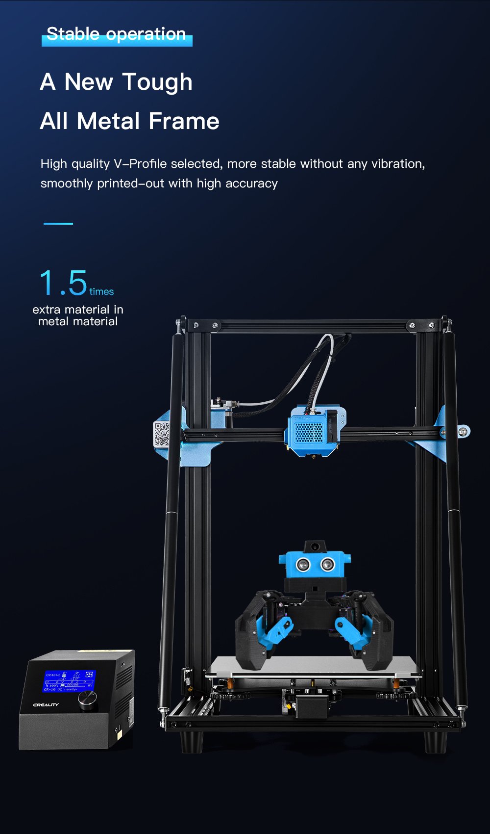 Creality CR-10 V2 HD 3D Printer