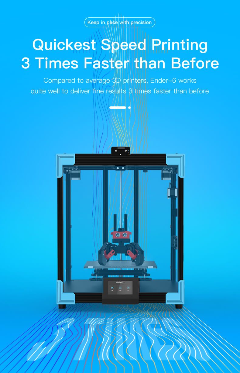 Ender-6 3d printer, creality ender-6 coxey 3d printer