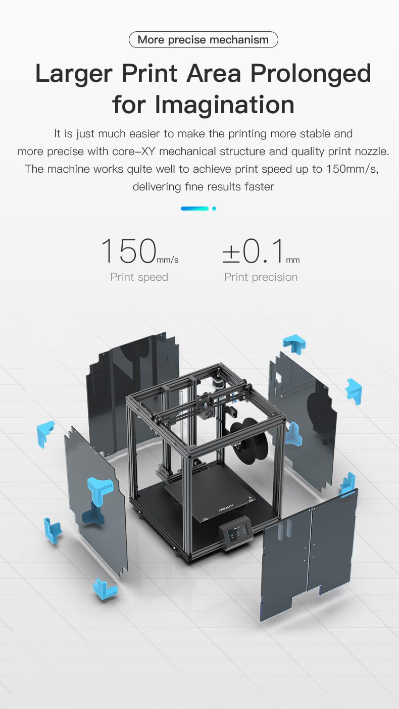 Ender-6 3d printer, creality ender-6 coxey 3d printer