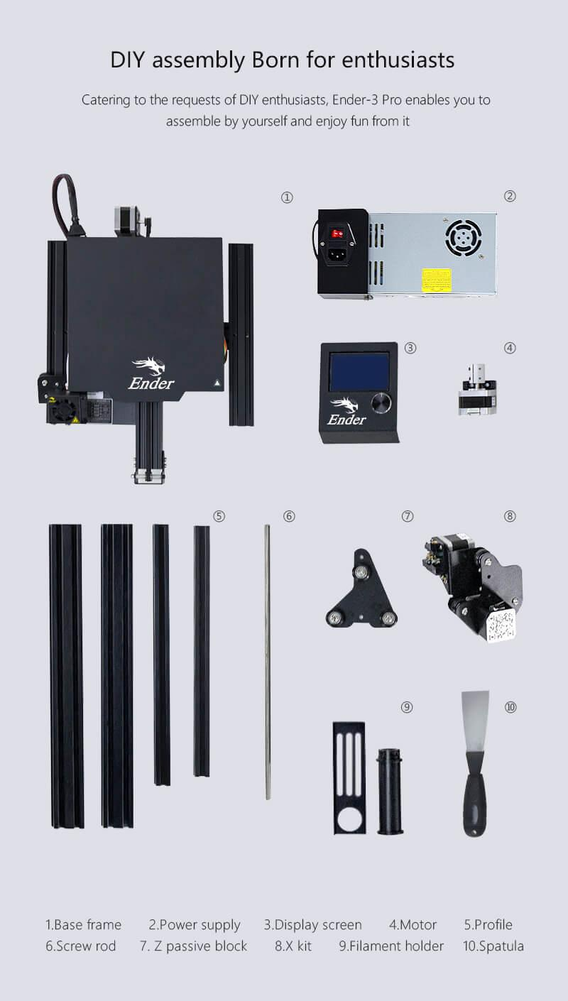 Creality 3d printer ender 3 pro