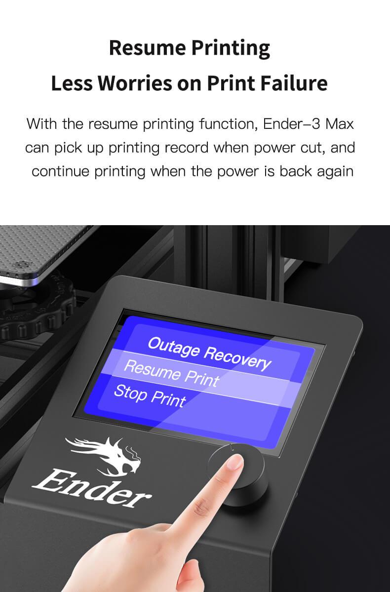 Creality ender 3 max 3d printer