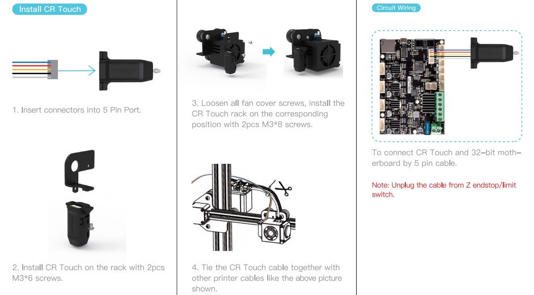 How to install CR-Touch on Ender 3 v2 and CR-Touch REVIEW 