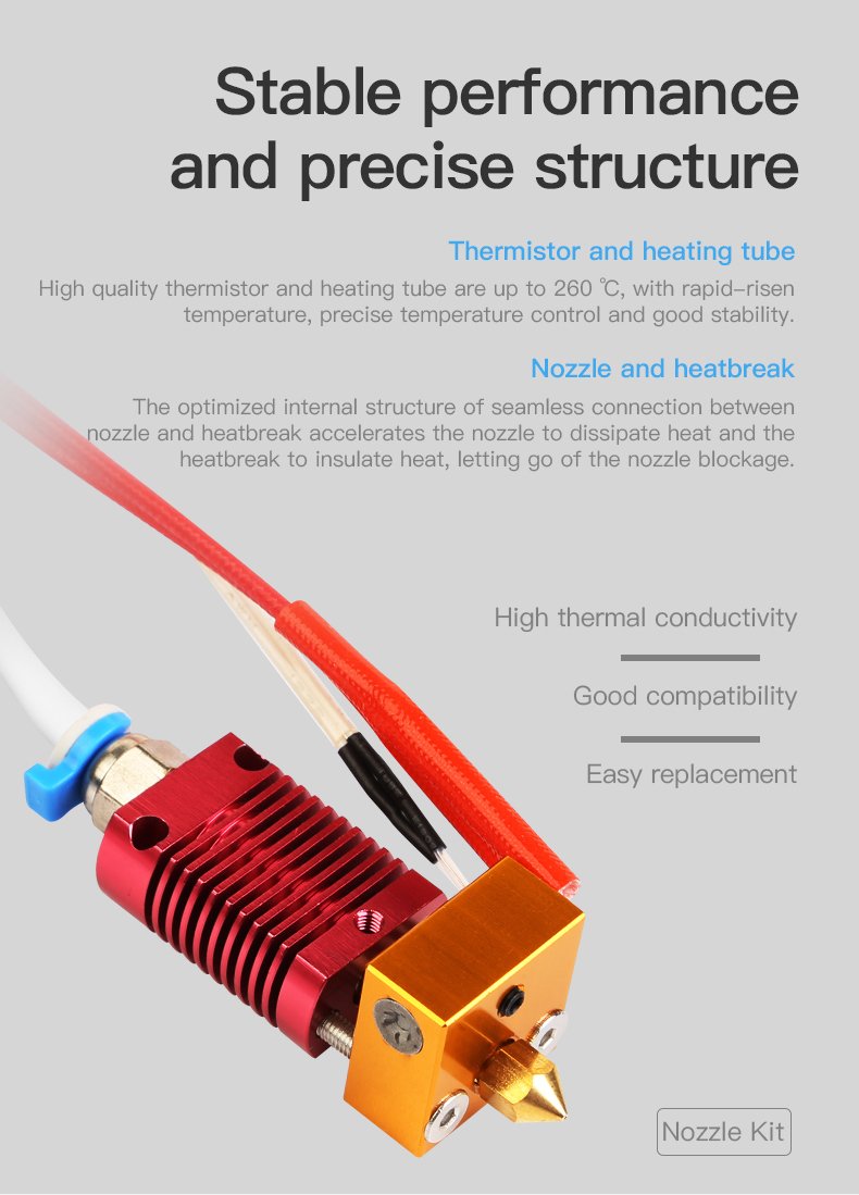CR Nozzle Kit Creality 3D Printer CR Nozzle Kit Creality 3D Printer