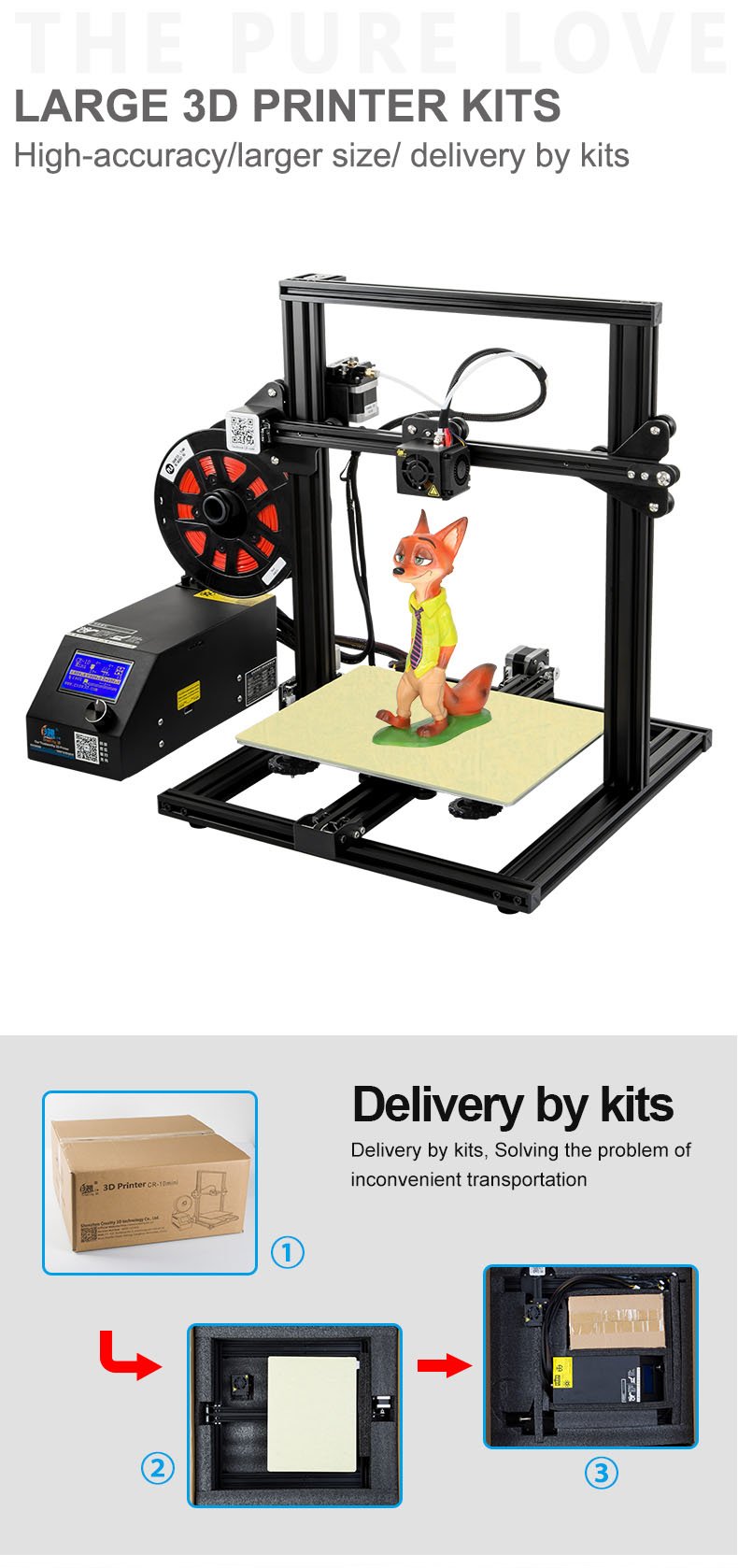 Official Creality CR-10 MINI 3D Printer