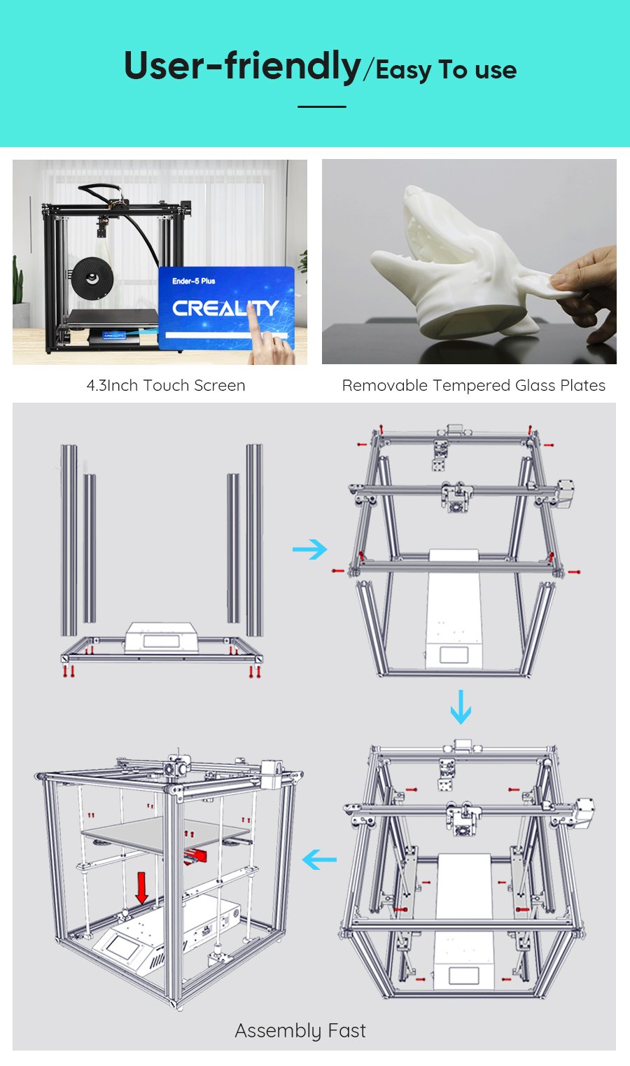 Creality Ender 5 Plus 3D Printer