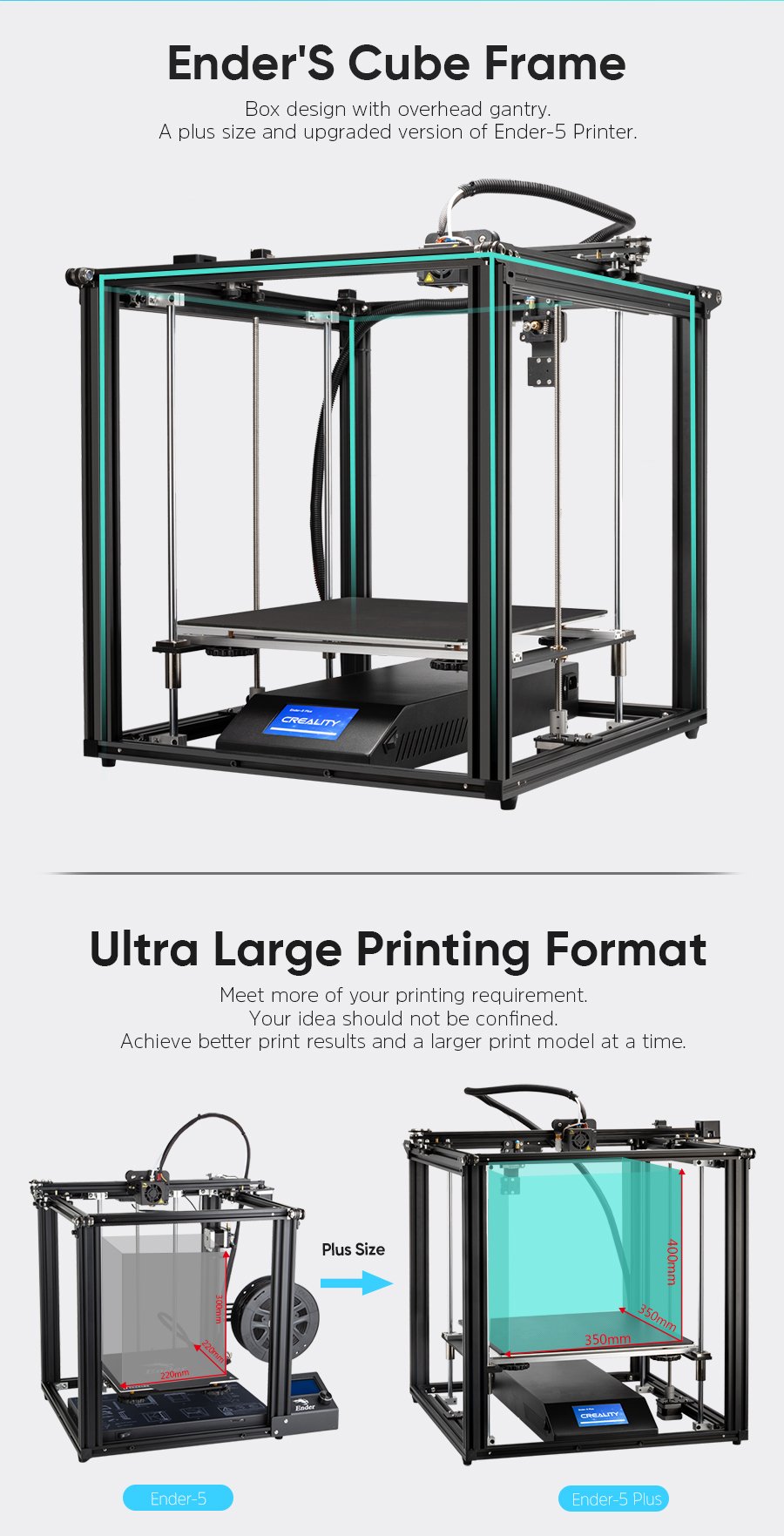 Creality Ender 5 Plus 3D Printer