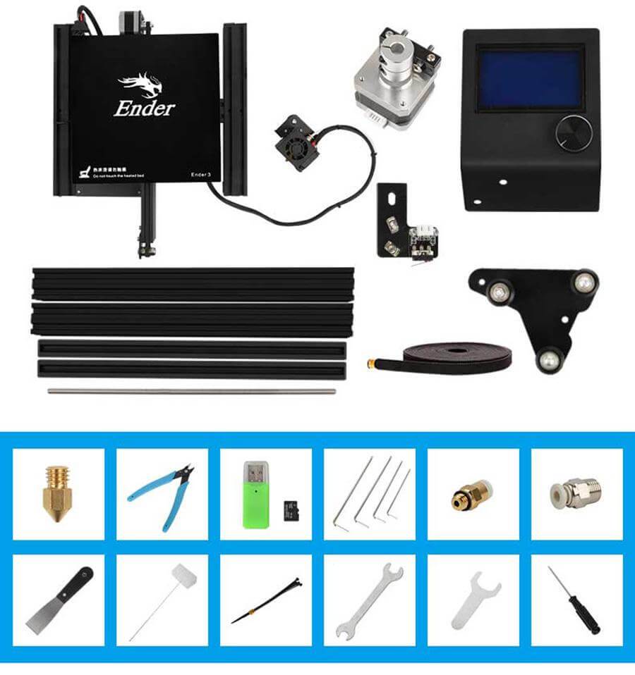 Creality Ender 3 Pro DIY 3D Printer with Removable Magnetic Bed and UL  Certified Power Supply 8.6 x 8.6 x 9.8: : Industrial &  Scientific