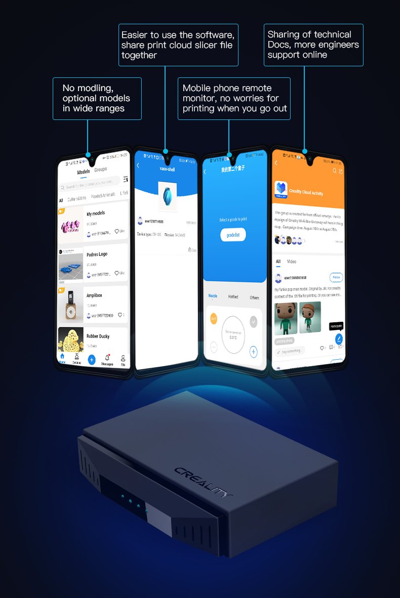 Wi-Fi Cloud Box Creality 3D Printer Wi-Fi Cloud Box Creality 3D Printer