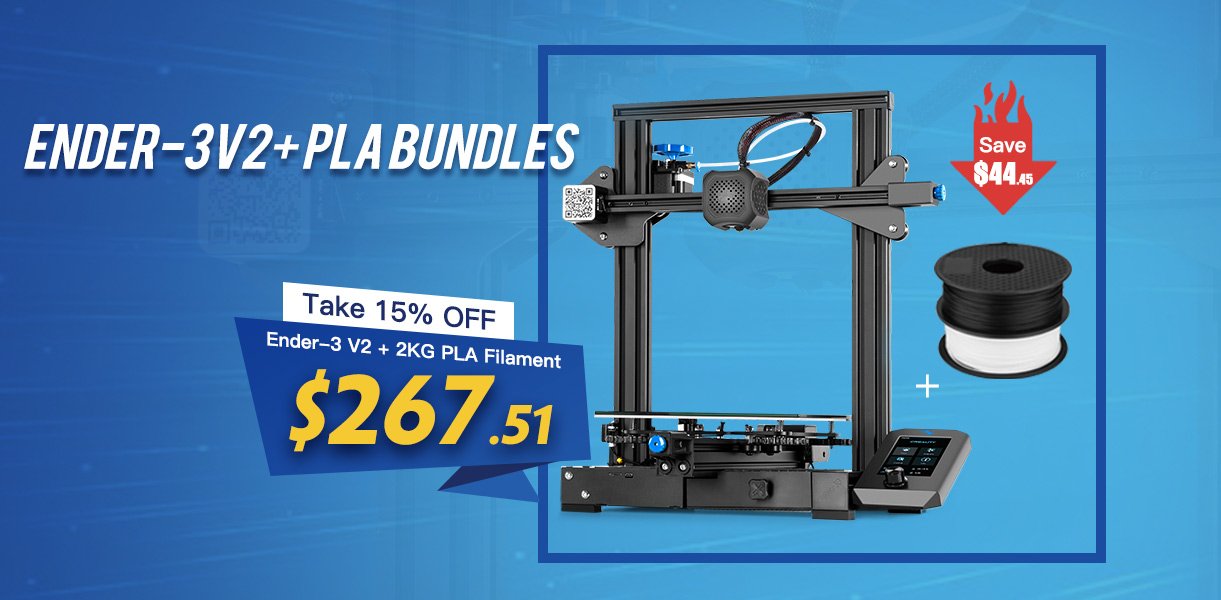 ender 3 v2 with 2kg pla