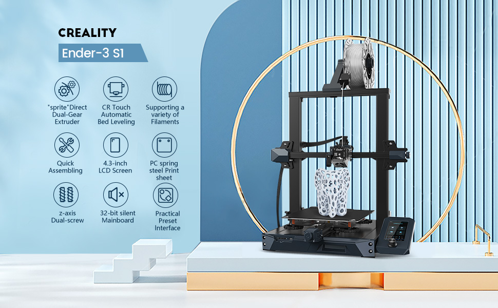 creality 3d printer, ender 3 s1 3d printer